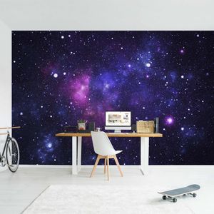 Vliestapete - Galaxie - Fototapete Breit, Größe HxB:255cm x 384cm