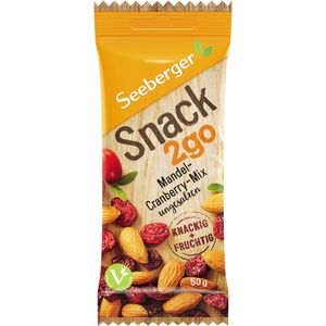 SEEBERGER Mandel Cranberry Mix Snack2go 50g