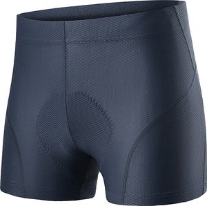 Spodenki kolarskie, męskie spodenki na rower szosowy i górski, sprzęt amortyzujący, sprzęt kolarski, odpowiednie do kolarstwa górskiego, ciemnoniebieskie, rozmiar L
