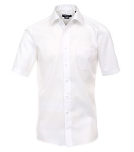 Casa Moda - Comfort Fit - Bügelfreies Herren Business kurzarm Hemd verschiedene Farben (008070), Größe:44, Farbe:Weiß (0)