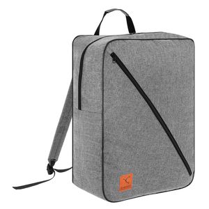 Handgepäck Rucksack 55x40x20 cm ideal als Bordgepäck Reisetasche für z.B. Ryanair, Eurowings oder Lufthansa in grau
