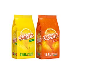 Cedevita Zitrone/Cedevita Orange (limun/narandza) 9 Vitamine, Instant Pulver Vitamin Getränke Mix 2 x 900 g, macht 23 L Saft alkoholfreie