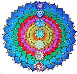 Fensterbild Chakra Healing -- 14 cm