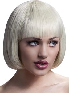 Short Bob hellblond - Kostüm Perücke für Fasching