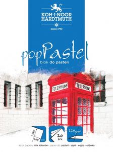 Blok do pasteli Pop Pastel 245x345 Koh-i-Noor 20 arkuszy 220g mix