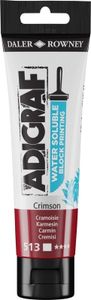 Daler Rowney Adigraf Block Printing Water Soluble Colour Farba do linorytu Crimson 59 ml