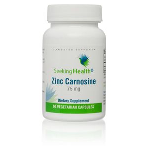 Zinc Carnosine Magen-Darm Unterstützung SEEKING HEALTH 60 vegetarische Kapseln