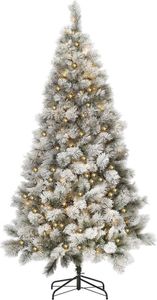 Royal Christmas® Künstlicher Weihnachtsbaum Chicago 210 cm mit Schnee | inklusive LED-Beleuchtung