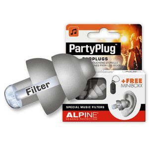 Alpine PartyPlug - Musik-Ohrstöpsel - Weiß - SNR 19 dB - 1 Paar