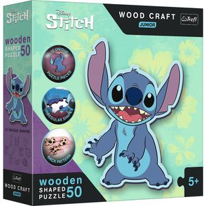 Drewniane puzzle junior Lilo & Stitch 50 elementów