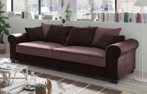 Designer Sofa Couch inklusive Schlaffunktion & Stauraum