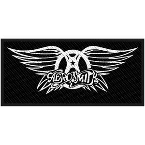 Aerosmith - Logo - Patch - Polyester RO3500 (Einheitsgröße) (Schwarz/Weiß)
