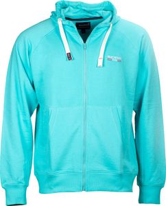 Rucanor Sky sweatshirt mit Kapuze ungebürstet Herren Aqua Größe L