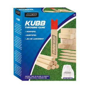 ALERT Kubb 740-0218 Outdoor Wurfspiel aus Holz inklusive Beutel
