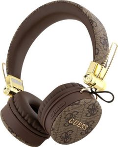 Guess PolyurethanLeather 4g Metal Logo Kabellose Kopfhörer Braun  Braun One Size