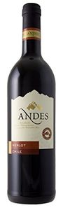 Andes Merlot Qualitätswein trockener Rotwein aus Chile 750ml