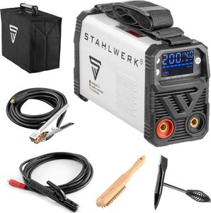 STAHLWERK Schweißgerät ARC 200 MD Digital - DC MMA Lift-TIG Inverter 200 Ampere