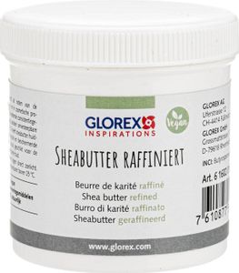 GLOREX Sheabutter raffiniert 100g, Butter, 100 g, Nährend, trockene Haut, Sheabutter, 60 mm
