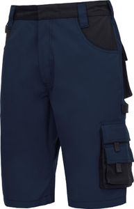 Nitras MOTION TEX PLUS, Arbeitshose, kurz dunkelblau / schwarz 52 7606-52