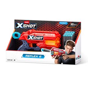 ZURU 36433 - X-Shot - Excel Reflex 6 Blaster mit Darts