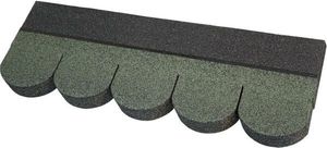 Easy Biber-Dachschindeln 80 x 33,6 cm grün