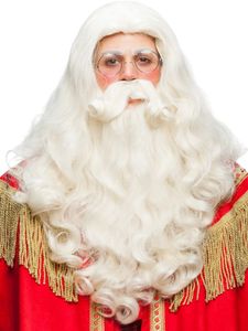 Kostüm Zubehör Nikolaus Weihnachtsmann Perücke Bart