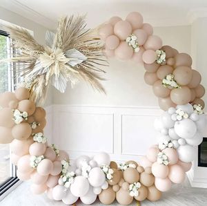 Párty dekorácia XXL Prémiový balónový veniec Svadba Narodeniny Hnedá Baby Shower