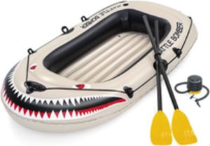 Schlauch-Boot ca. 188 x 98 cm mit Paddel und Pumpe