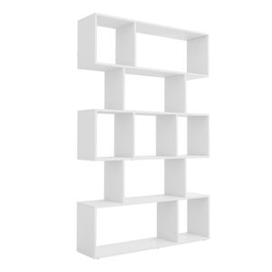 Vicco Raumteiler Aramis, 106 x 161.5 cm 9 Fächer, Weiß/Weiß