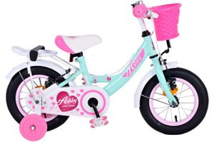 Detský bicykel Volare Ashley - dievčenský - 12 palcov - zelený - obojručné brzdy