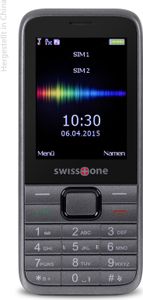 swisstone SC 560 Dual-SIM-Handy schwarz
