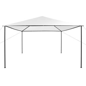 vidaXL Pavillon 4x4x3 m Weiß 180 g/m²