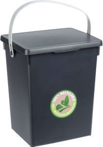 Odpadkový koš s víkem antracitový 5,5 l