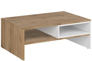 Konsimo "DAMINO", biela, laminovaná nábytková doska, Moderné, 90x35,5x60 cm
