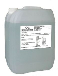 Aqua Dest. -Destilliertes Wasser chemisch rein 20 l Kanister