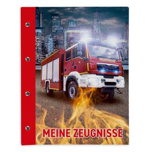 itenga Zeugnismappe A4 mit Schraubverschluss Motiv Feuerwehr