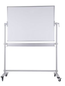 Dynamic Wave mobiles Whiteboard, zweiseitig beschriftbar, Größe:180 x 120 cm