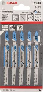 Bosch 5 Stichsägeblätter T 123 X