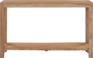 vidaXL Konsolentisch 120x35x75 cm Teak Massivholz