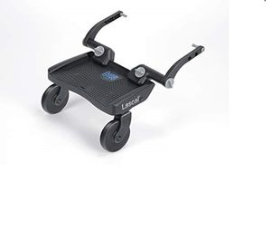 Lascal BuggyBoard Mini 3D, Kinderbuggy Trittbrett mit strukturierter Stehfläche, Kinderwagen Zubehör für Kinder von 2-6 Jahren (22 kg)