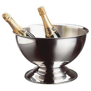 Champagnerkühler aus Edelstahl hochglanzpoliert Kapazität: 13,5 Liter ØxH: 40,5 x 22,5 cm