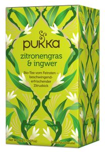 Pukka Herbs Bio Zitronengras & Ingwer Teemischung, 36 g
