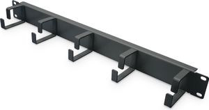 Panel do prowadzenia kabli DIGITUS z uchwytami do prowadzenia kabli do szaf 483 mm (19"), 1U