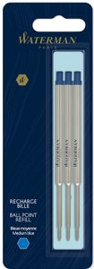 WATERMAN Kugelschreiber-Großraummine blau Strichstärke: M 3 Stück