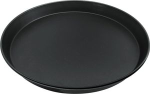 Zenker Backblech rund ø 30 cm PURE, Pizza- und Pieblech (Farbe: schwarz)