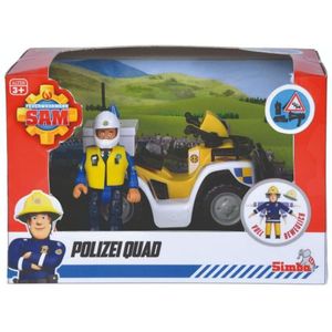 SIMBA Policajná štvorkolka Fireman Sam s figúrkou Malcolma