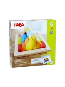 HABA 304854 - 3D-Legespiel Creative Stones, kreatives Legen, Bauen und Spielen mit bunten Regenbogenfarben, Holzspielzeug ab 2 Jahren