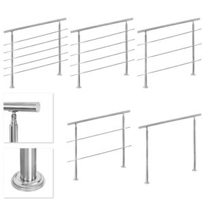 Hengda Gelaender Treppengelaender Edelstahl Handlauf Querstabhalter fuer Treppen Balkon