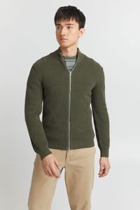 CASUAL FRIDAY CFKurt Herren Strickjacke Cardigan Feinstrick mit Stehkragen und Reißverschluss