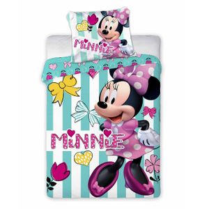 Disney Minnie Maus Kinder Bettwäsche Kopfkissen Bettdecke Micky 100x135 cm